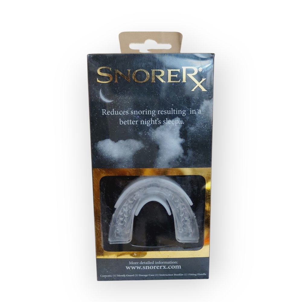 SnoreRx Anti-Snoring Mouthpiece in Clear New